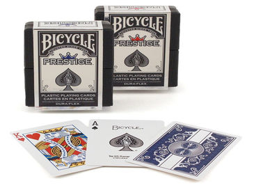 Το πόκερ εξαπατά ποδηλάτων χαρακτηρισμένες τις γόητρο κάρτες παιχνιδιού πόκερ καρτών 100% πλαστικές αόρατες