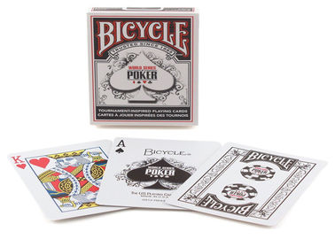 Οι χαρακτηρισμένες ποδήλατο κάρτες πρωταθλημάτων πόκερ για το πόκερ εξαπατούν, τελευταία χαρακτηρισμένη γέφυρα ποδηλάτων