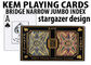 Προηγμένες γέφυρες καρτών KEM Stargazer αόρατες χαρακτηρισμένες μελάνι για την εξαπάτηση των παιχνιδιών πόκερ