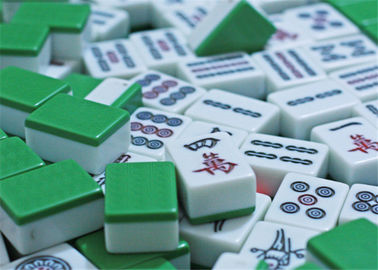 ABS/κεραμίδια συσκευών εξαπάτησης PVC Mahjong με τα υπέρυθρα σημάδια για το παιχνίδι Mahjong