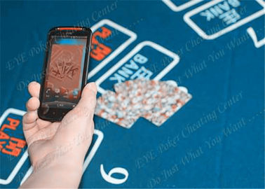 Έξυπνο σύστημα παρακολούθησης παιχνιδιών πόκερ κινητών τηλεφώνων HTC για τις πίσω χαρακτηρισμένες κάρτες