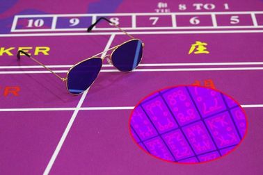 Παιχνιδιού κλασικό ύφος αναγνωστών πόκερ φακών επαφής καρτών στηριγμάτων UV πίσω χαρακτηρισμένο