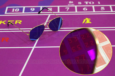 Κλασικός αναγνώστης πόκερ γυαλιών ηλίου IR ύφους για τις πίσω χαρακτηρισμένες κάρτες